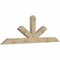Ekena Millwork Saratoga Rough Sawn Timber Gable Bracket, Douglas Fir, 96"W x 32"H x 4"D x 6"F, 8/12 Pitch GBW096X32X0406SAR00RDF - alternate 3